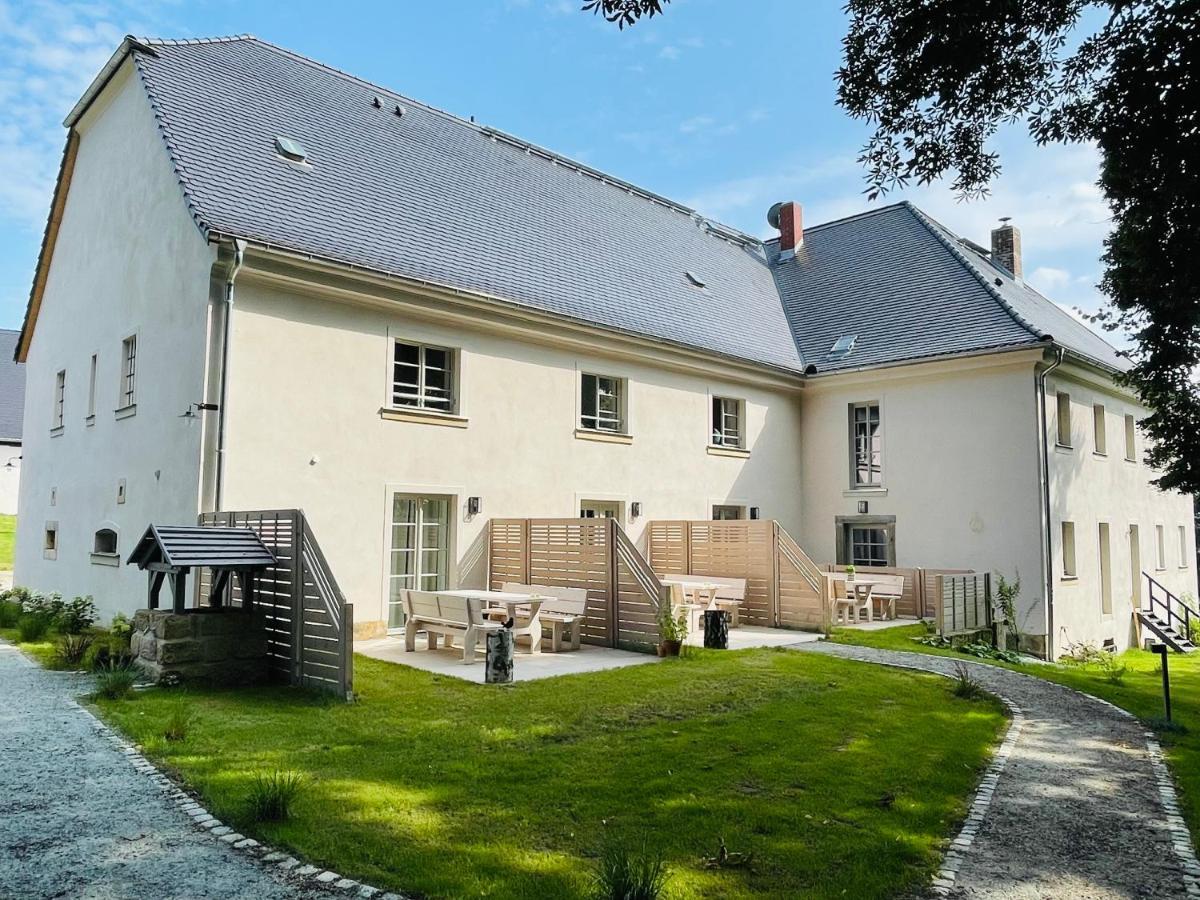 Farmhouse Eckartsberg Im Zittauer Gebirge - Gemuetliche Und Moderne Ferienwohnungen Mit Terrasse Eksteriør billede